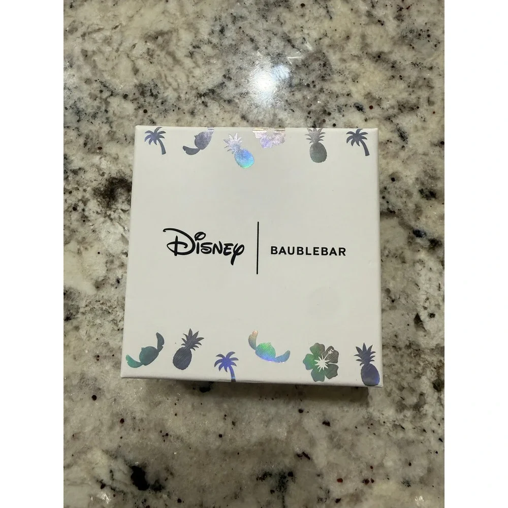 Disney BaubleBar Stitch Pumpkin Halloween Stud Earrings Orange Enamel Crystal
